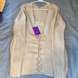 tea & cup Sweater Dress